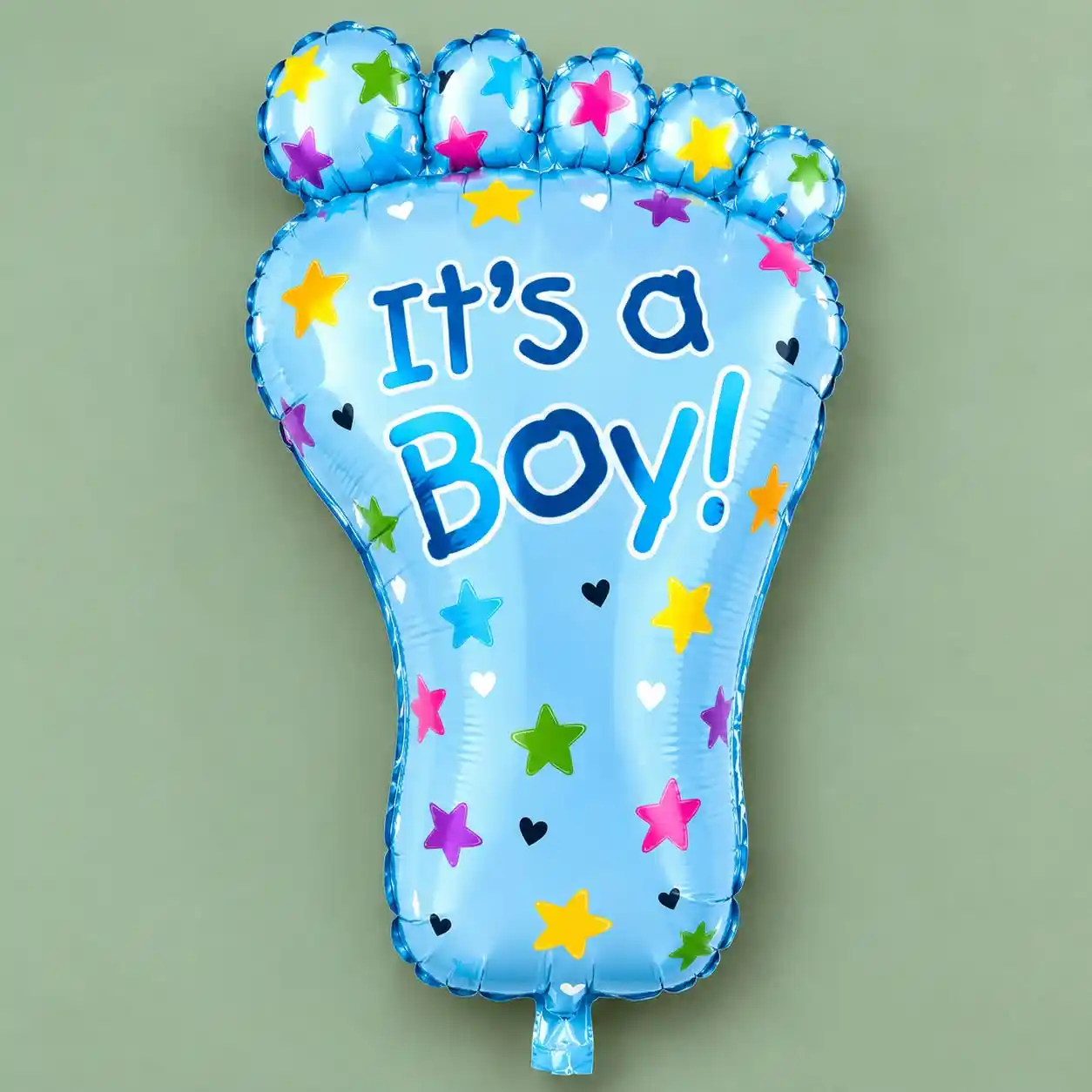 Feet Shape Foil Balloon in Blue